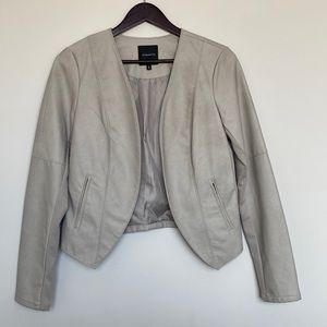 Light Brown Fake Leather Dynamite Jacket - Never Worn